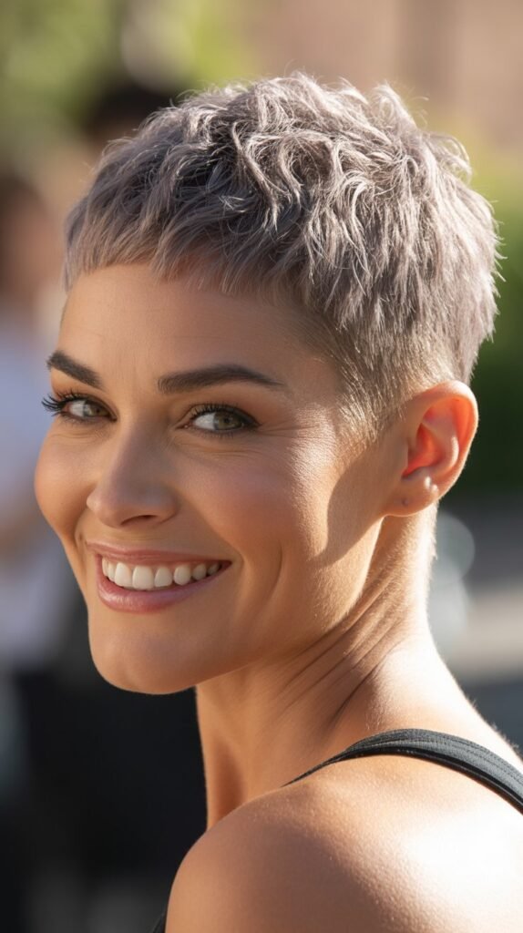 Military-Inspired Buzz Pixie