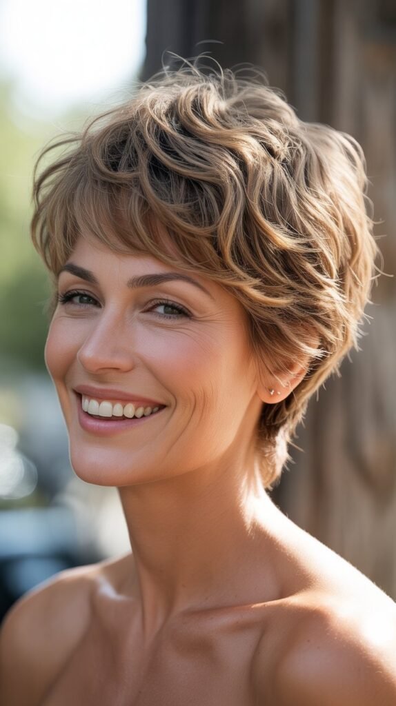 Classic Textured Shaggy Pixie