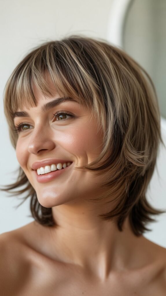 Layered Crop with Fringe