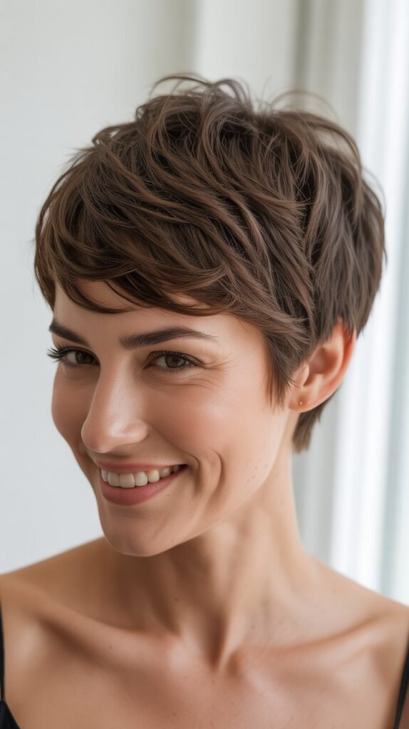 Textured French Crop Pixie