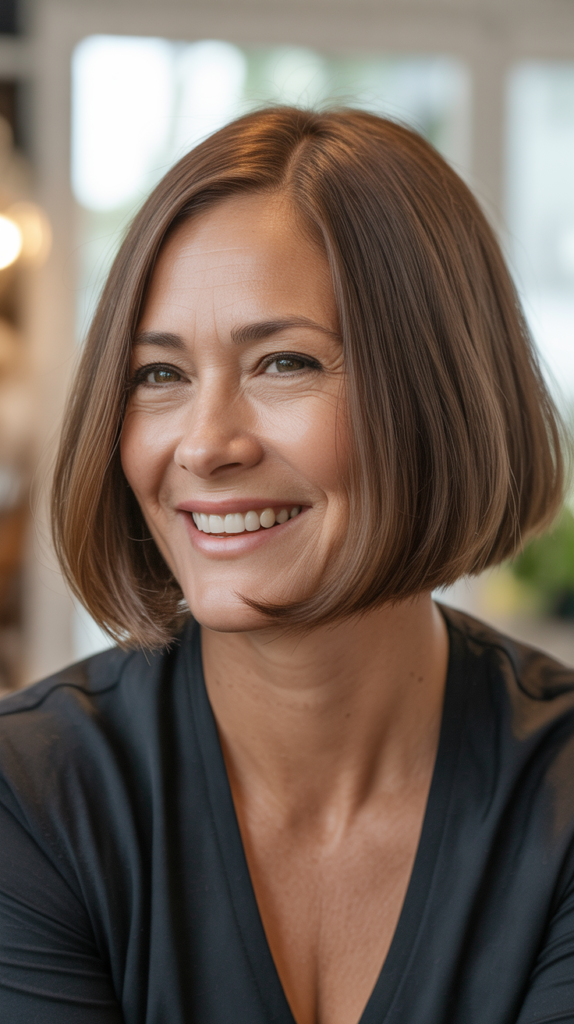 The Sleek and Straight Collarbone Cut