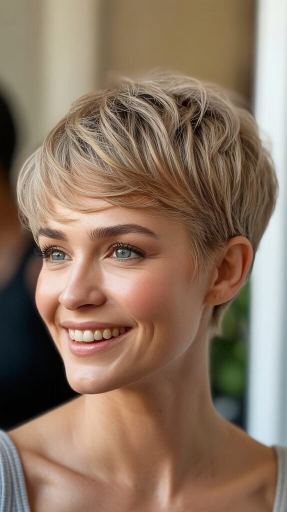 Razored Pixie Cut