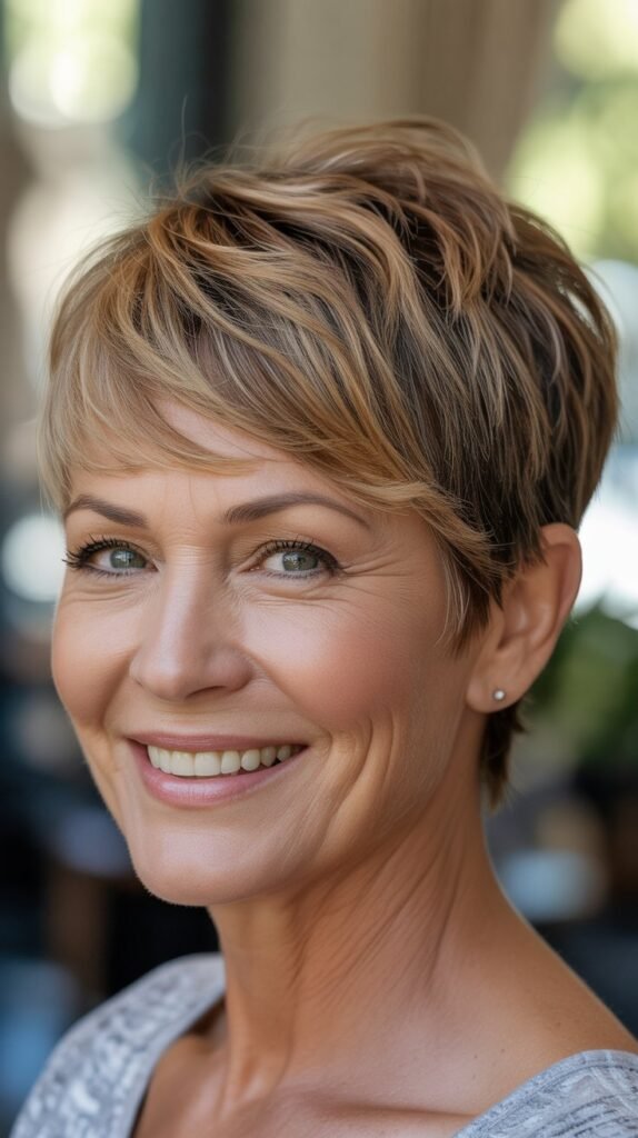 Pixie with Highlights and Lowlights