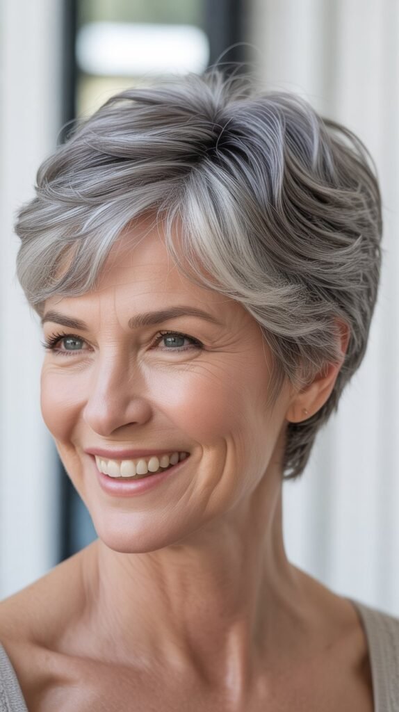 Pixie with Blunt Cut