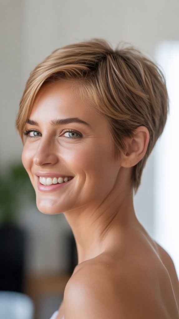 Pixie Cut with Tapered Nape