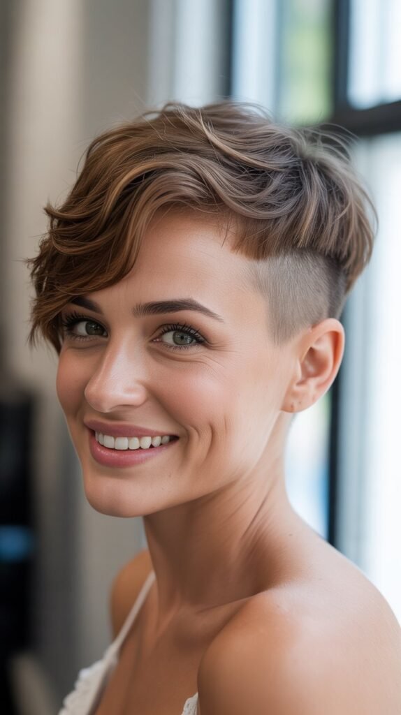 Pixie Cut with Side Shave
