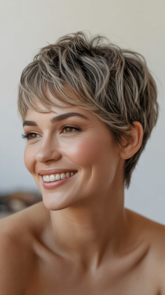 Wispy Shaggy Pixie with Soft Edges