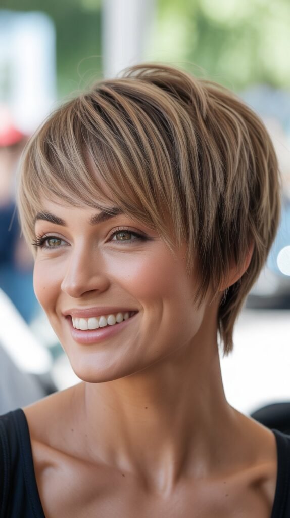 Razored Layered Short Hair