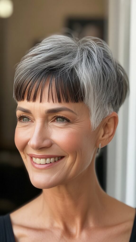 Pixie with Micro Bangs