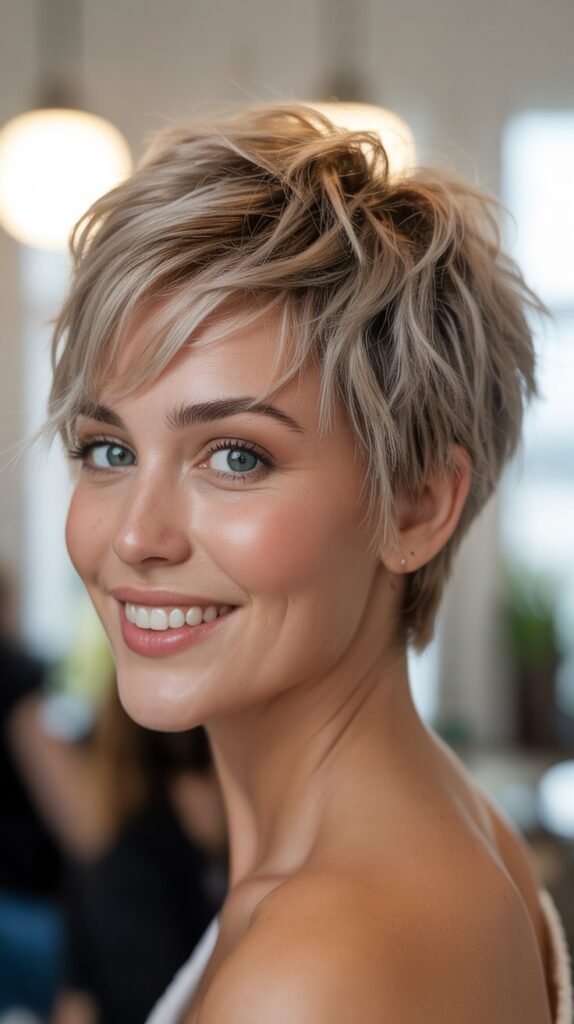  Disconnected Shaggy Pixie