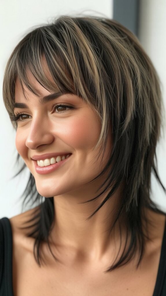 Disconnected Layers With Asymmetrical Bangs