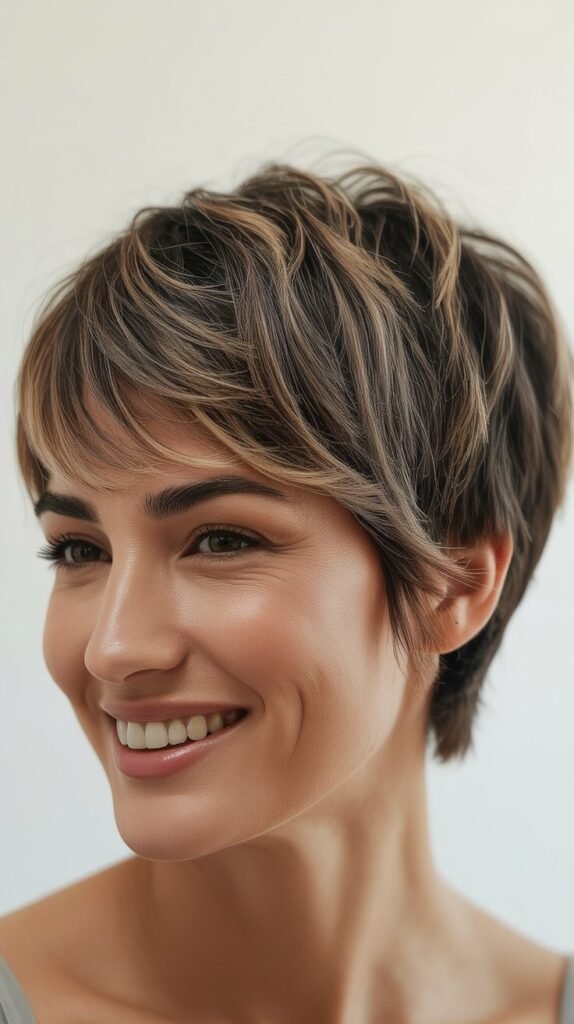 Shaggy Pixie with Graduated Layers