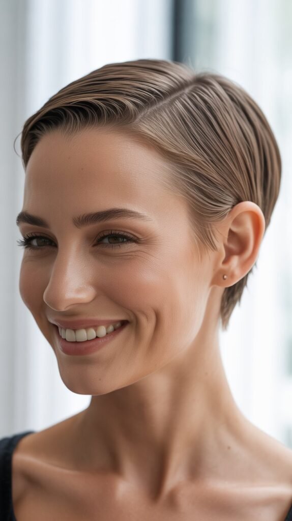 The Slicked-Back Pixie