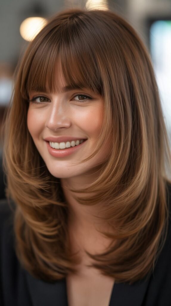 Blended Bangs with Soft Graduation