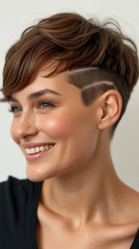 Pixie Cut with Nape Undercut