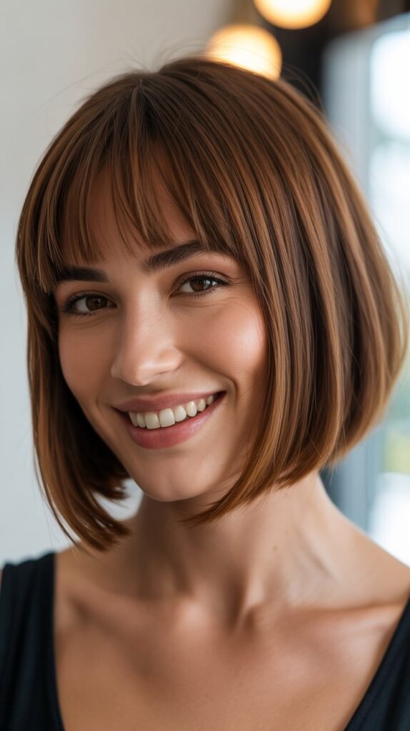 C-Cut Bob with Soft Bangs