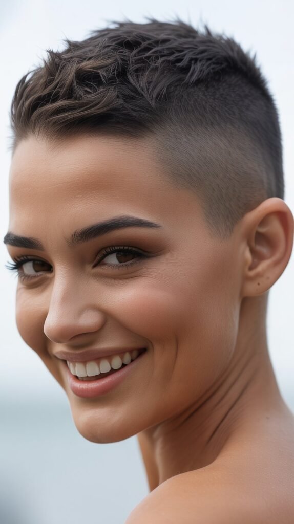Pixie with Buzzed Sides