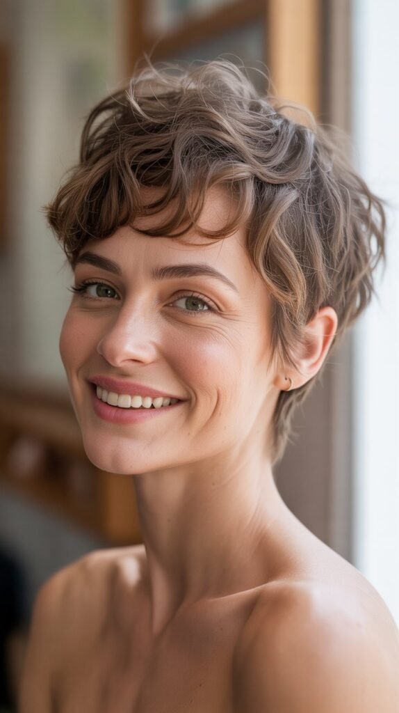 Disheveled Bed-Head Pixie