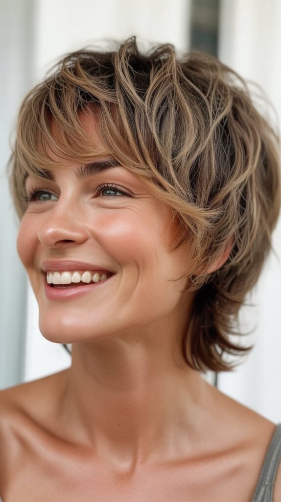 Long Pixie with Shaggy Layers