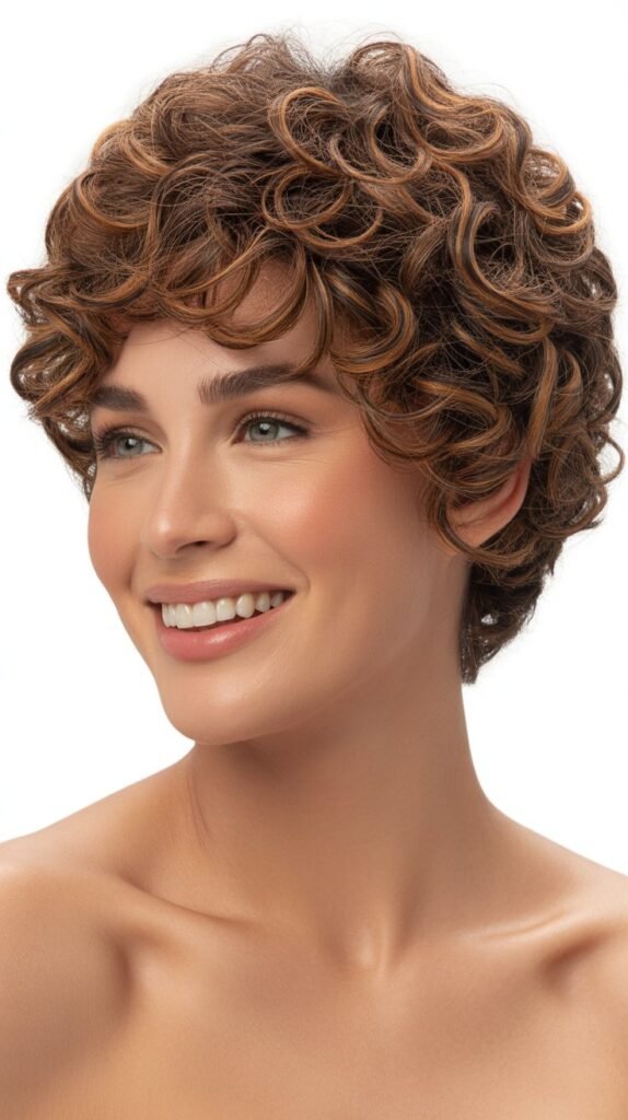 Curly Pixie Wig