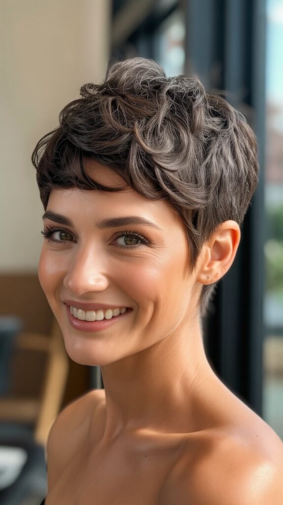 Pixie with Crown Volume