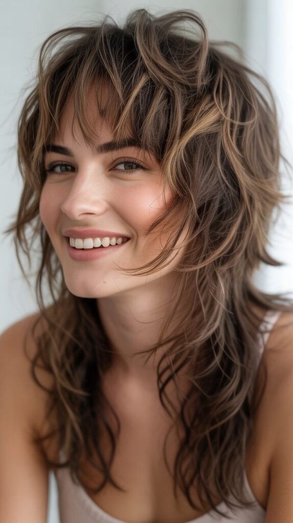 Piece-y Fringe with Tousled Shag