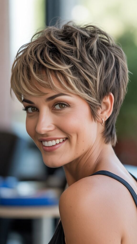 Punk-Inspired Shaggy Pixie