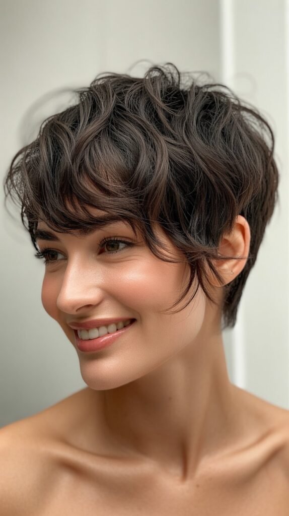 Disconnected Pixie Cut