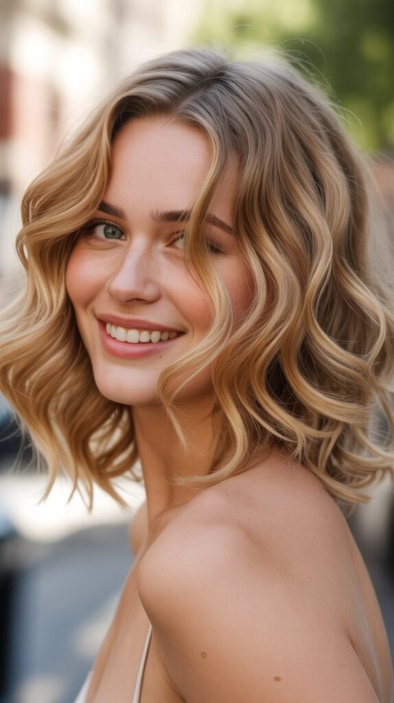Romantic Wavy Lob