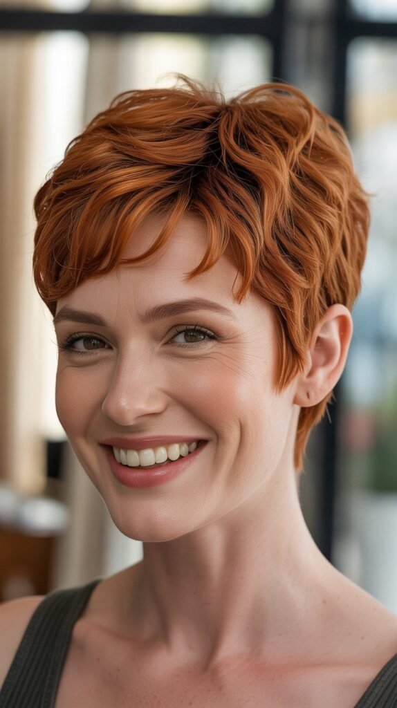 Red Pixie Wig