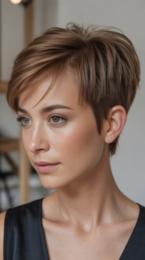 Pixie with Temple Taper