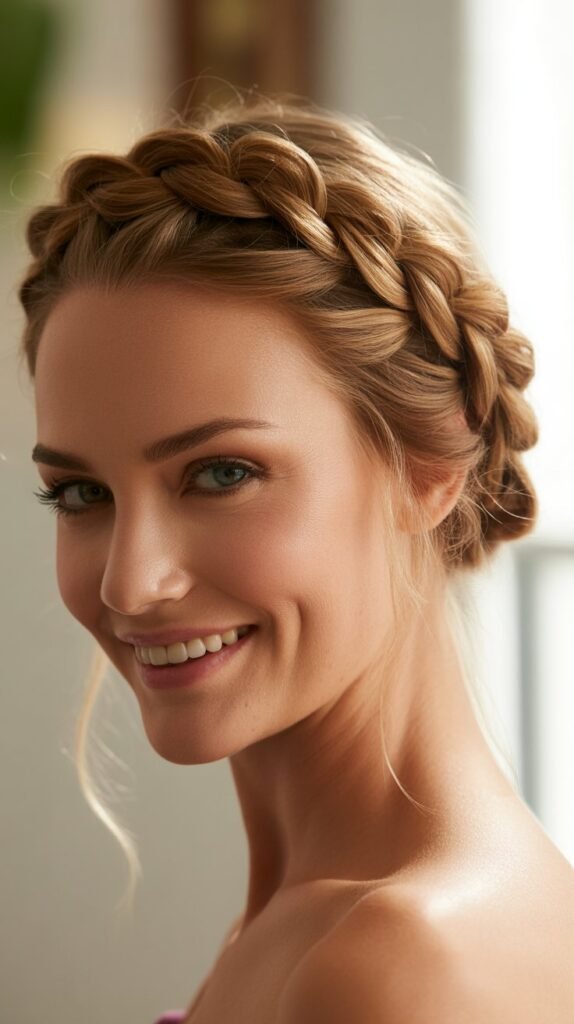 Twisted Crown Braid