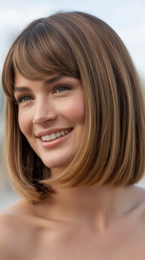 Long Bob with Side Bangs