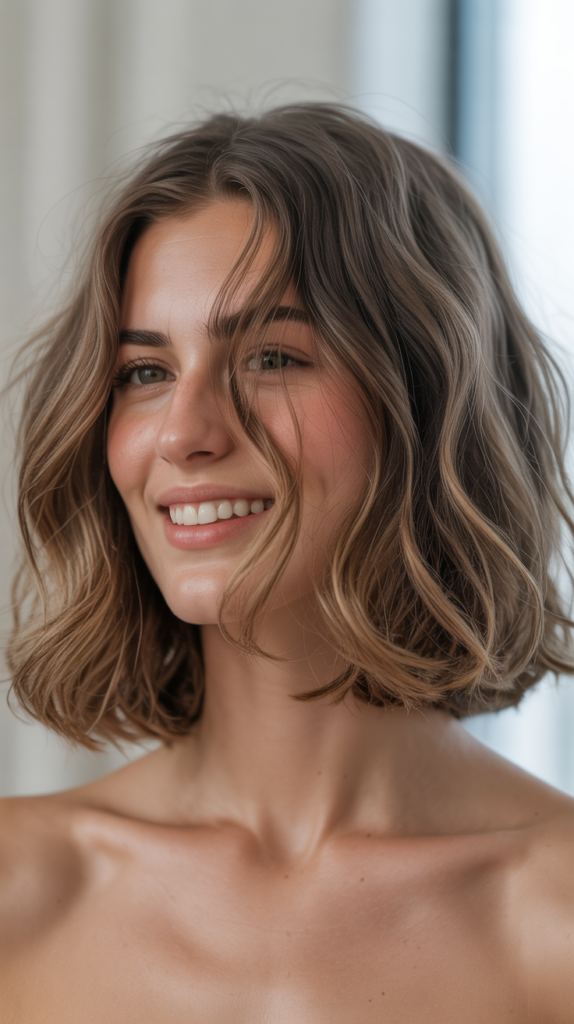 Half-Up Half-Down with Volume