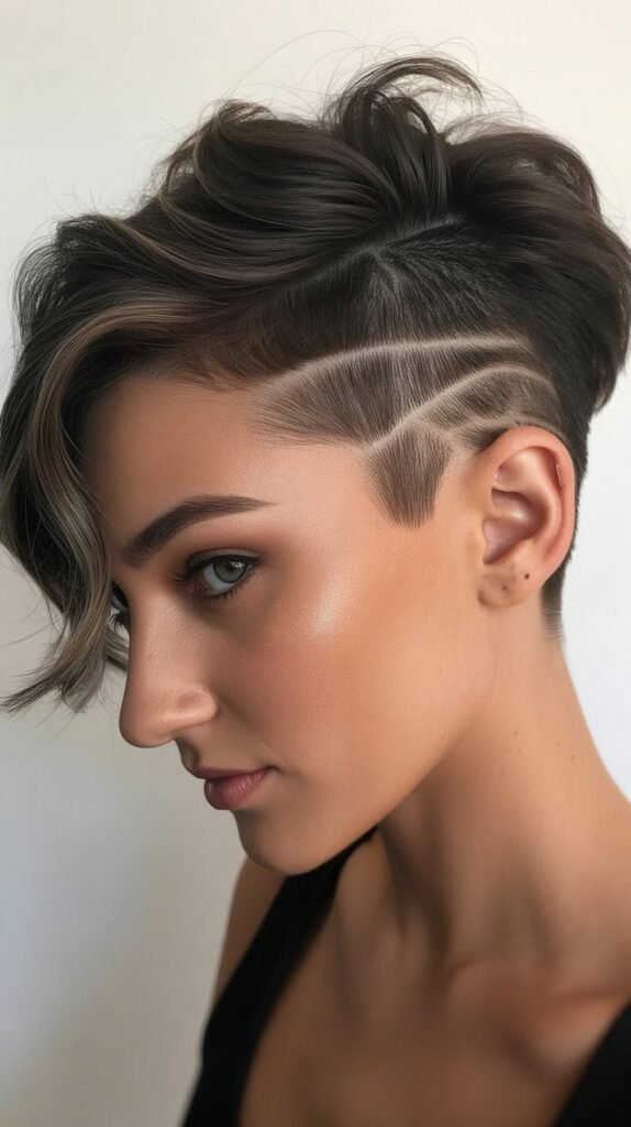  Pixie with Temple Undercut