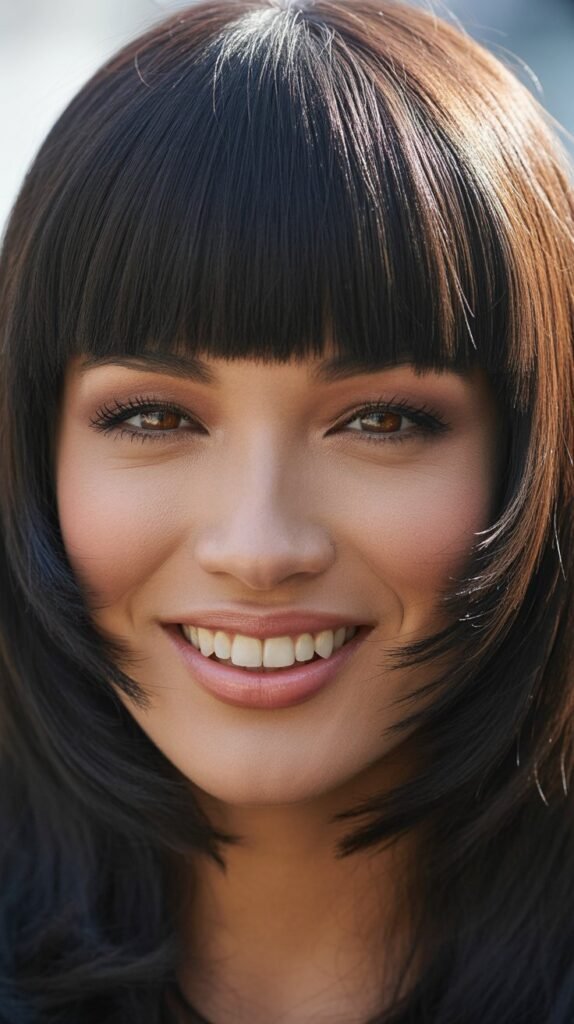 Full Thick Straight Bangs