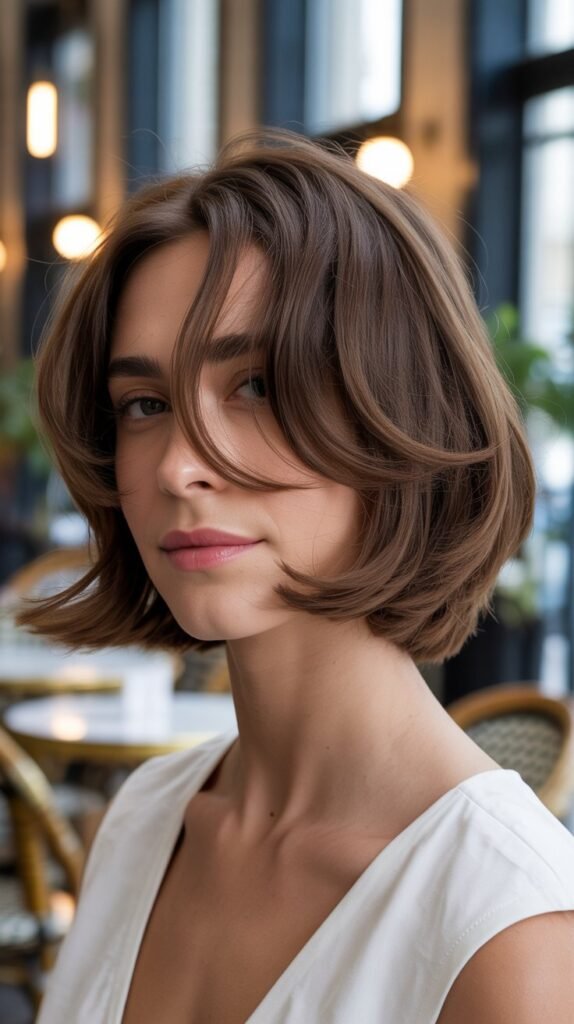 French Bob with Wispy Layers