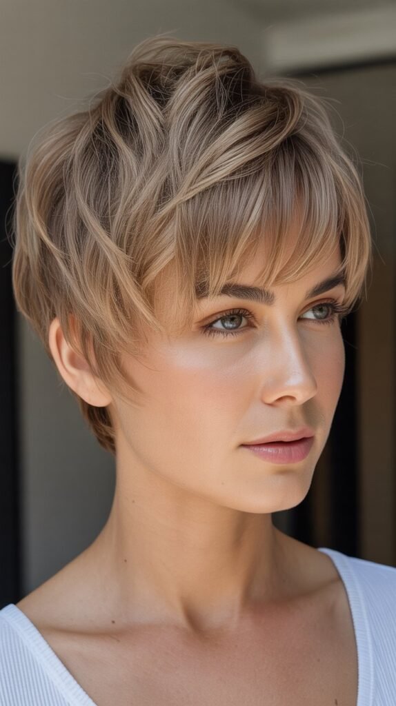  Effortless Pixie With Barely-There Bangs