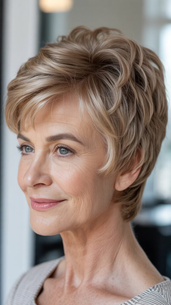 The Classic Pixie Cut with Textured Layers