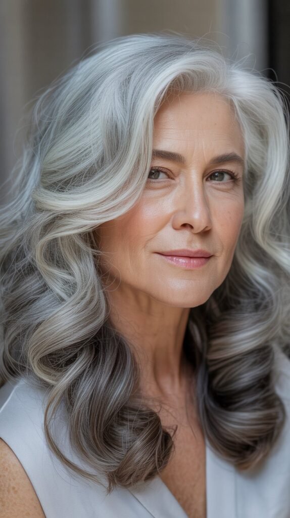 Natural Silver Waves