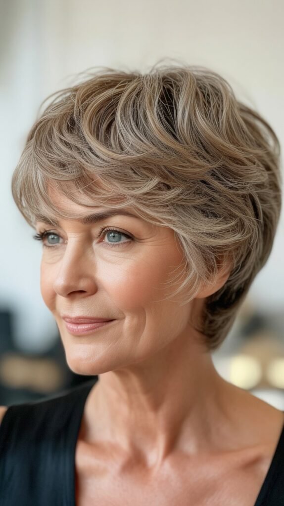 Wispy Pixie with Textured Ends