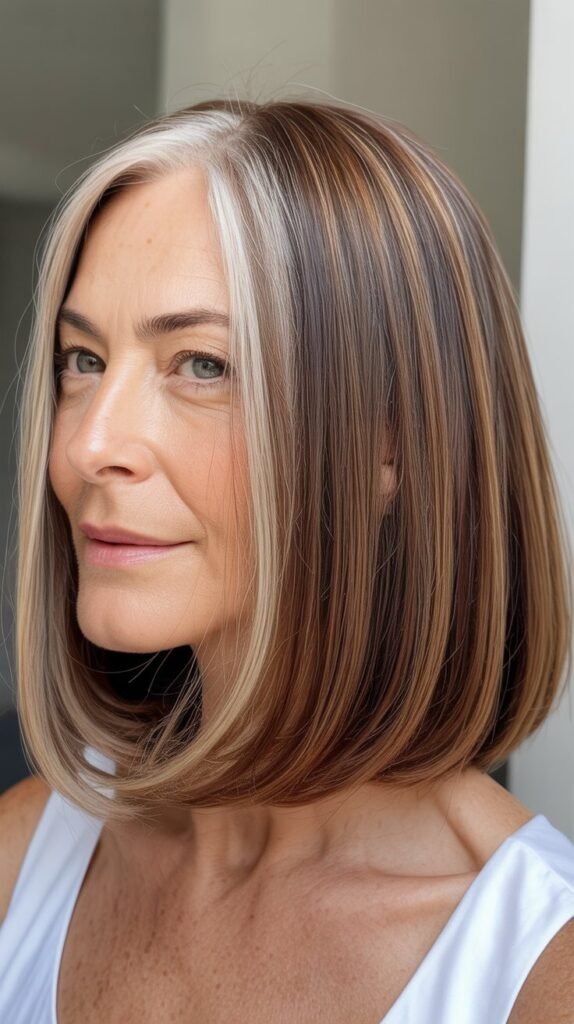 Classic Bob with Added Lowlights