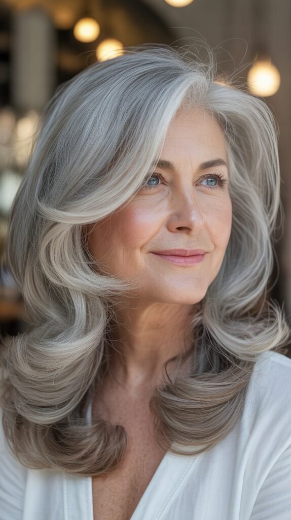  Layered Shoulder Cut with Waves