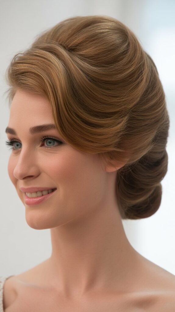 Voluminous Bouffant Updo