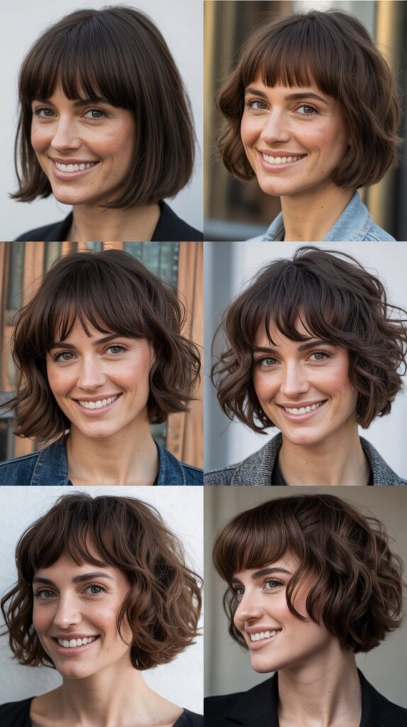 Graduated Bob with Heavy Fringe