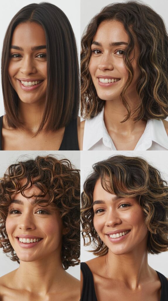 Layered Lob Length With Extended Pieces