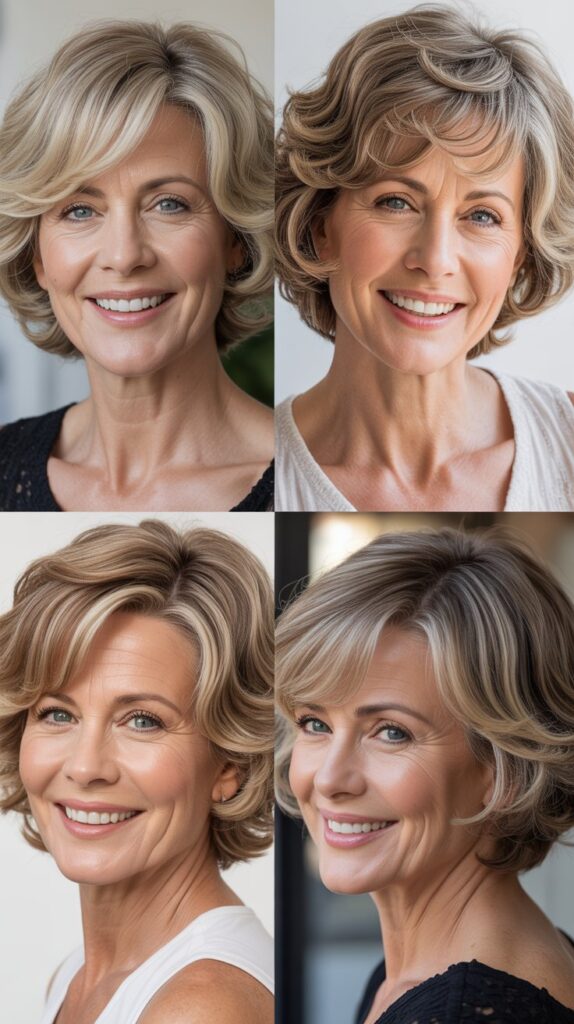 The Tousled, Textured Layered Bob