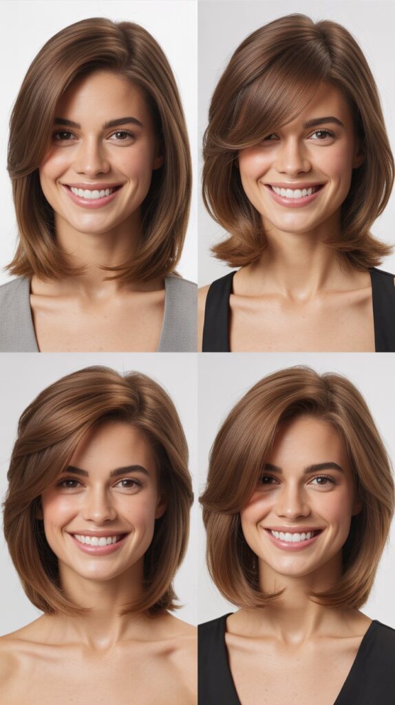Long Layered Bob with Minimal Layers