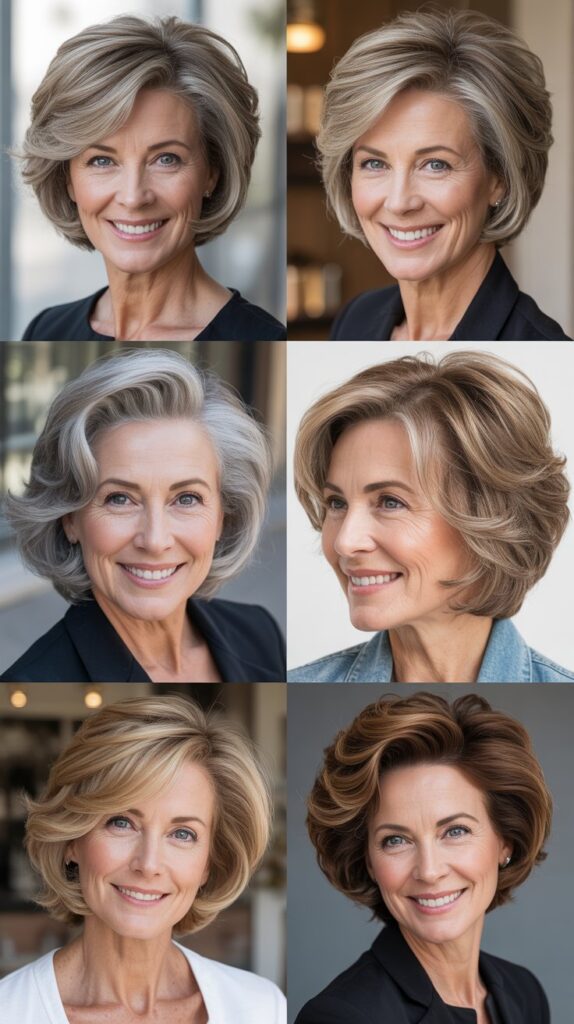  Stacked Bob with Volume at the Crown