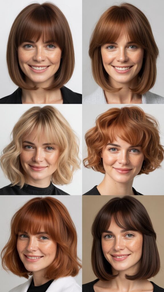 Graduated Bob With Long Piecey Bangs